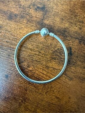 Pandora Silver Bracelet with Logo Clasp